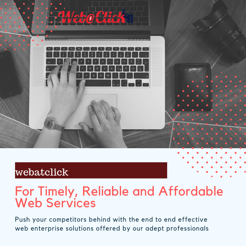 ClickWebat's tweet photo. Make use of #webatclick #WebServices to present your users with unique experience with our creative successfully proven #webdesign #solutions
#webdesign #webdevelopment #Webdesigner #websites #WebsiteInfo #WebsiteDevelopment #WebsiteCost  #website
https://t.co/fqcAzJEWiq https://t.co/ZEqGGoAIhh