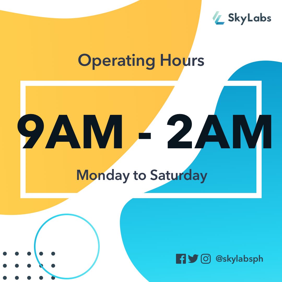skylabsph's tweet photo. Hello Beta Students! We see that your assignments are piling up. We at SkyLabs are here to support you with our new operating hours for the month of August!⁣ 
⁣
#SkyLabsPH⁣
#ForTheStudents⁣
#ByTheStudents https://t.co/t1GHtlF2R4