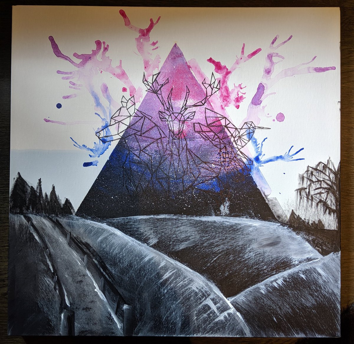 woschka's tweet photo. Anstatt wichtigte Fächer zu lernen, lernt Georg Kunst https://t.co/gymQGR9Ksl