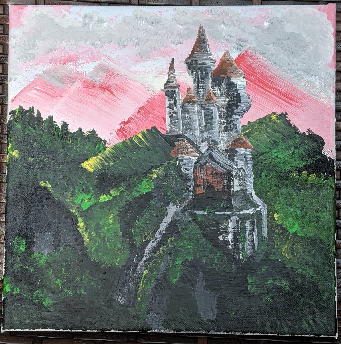 woschka's tweet photo. Anstatt wichtigte Fächer zu lernen, lernt Georg Kunst https://t.co/gymQGR9Ksl