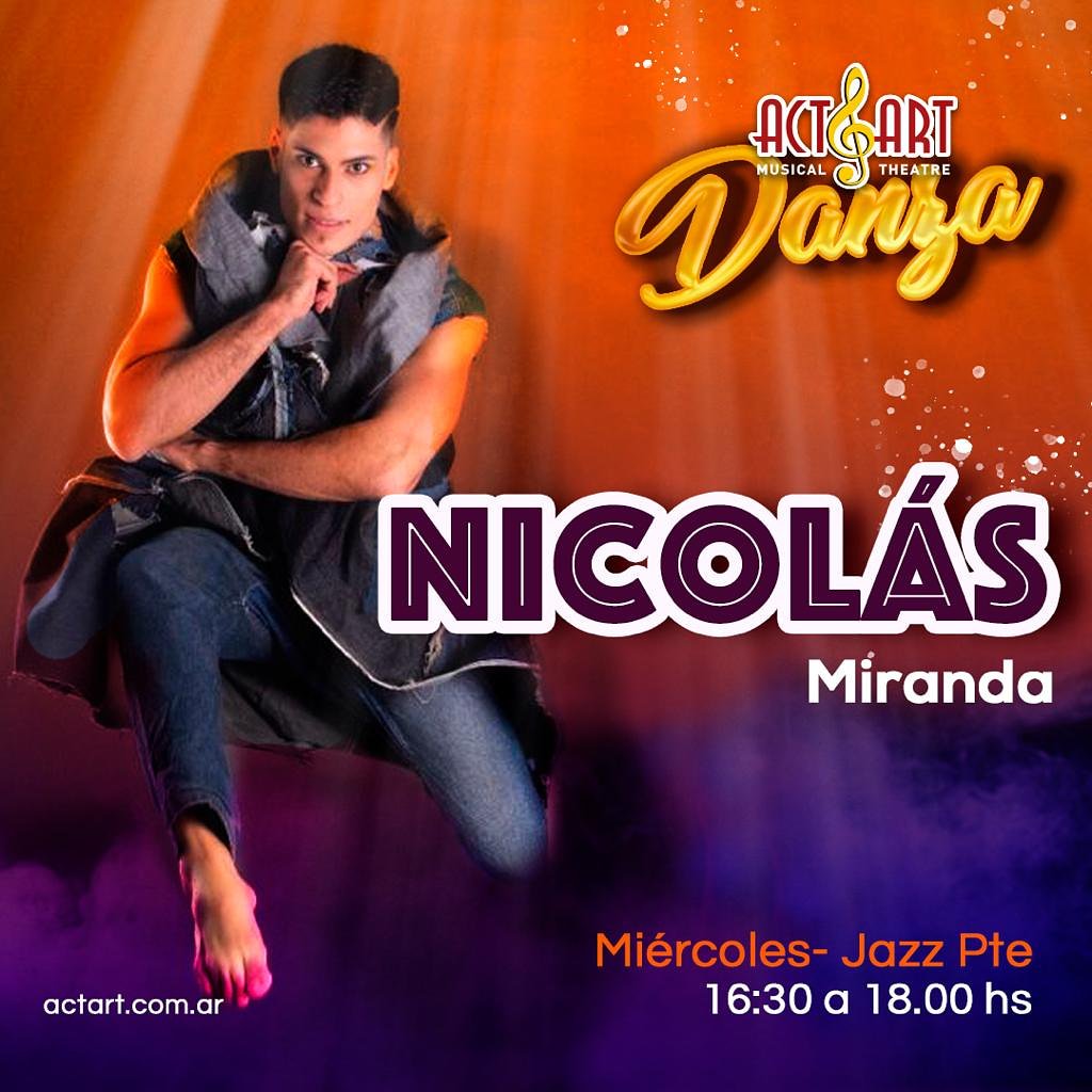 tmsalta's tweet photo. Clases de #Jazz para principiantes a cargo de Nico Miranda 😍
Te esperamos!
Inscribite 😉 https://t.co/GjMz1wuRjH
