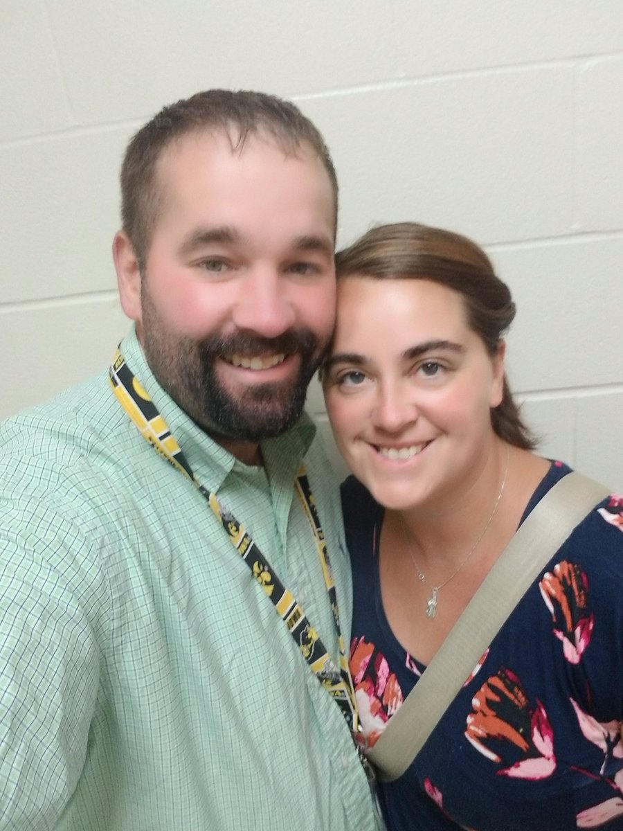 Ljass1's tweet photo. First day of school for teachers.  Ready to have an amazing year. Let's all learn and grow together. #BKROCKS https://t.co/7XPfvE0VRr