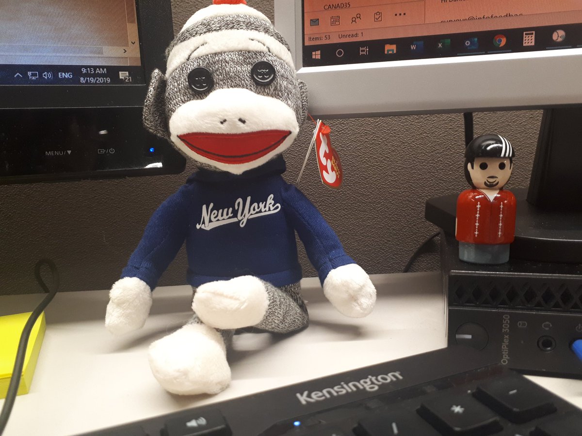 NymeriaSong's tweet photo. Usnavi has joined me at the office, and now sits next to my NYC sock monkey that I named Lin. My parents brought him back from New York this spring when they went!
@TeeRico_LinMan https://t.co/shUIbikh2J