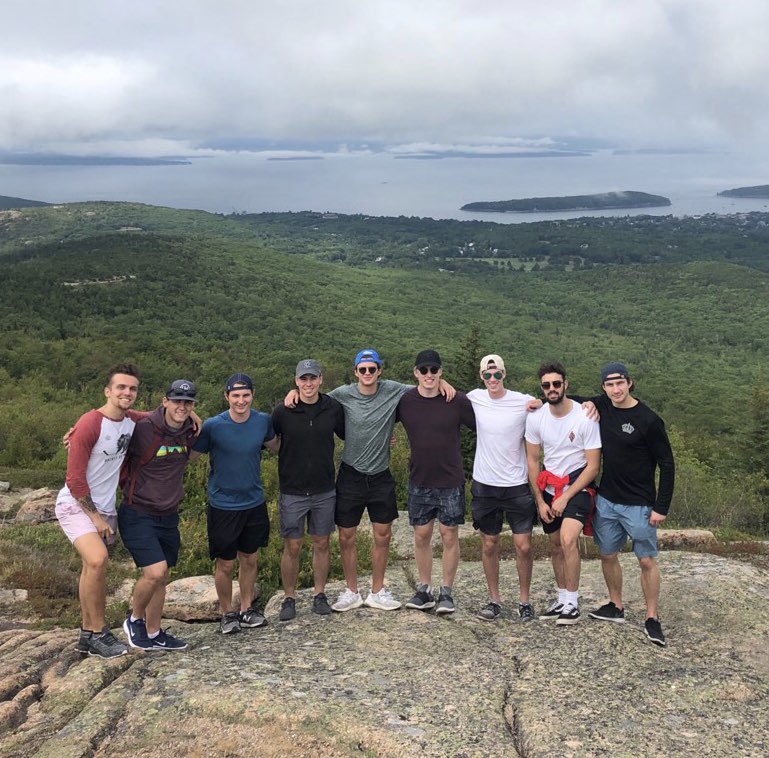 The freshman found their way to the top of Cadillac Mountain last weekend!

#BlackBearNation | #defendhoME | #HockeyEast