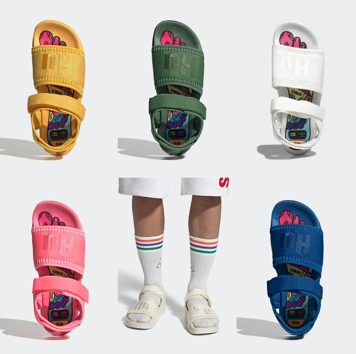 pharrell adilette 2.0 sandals