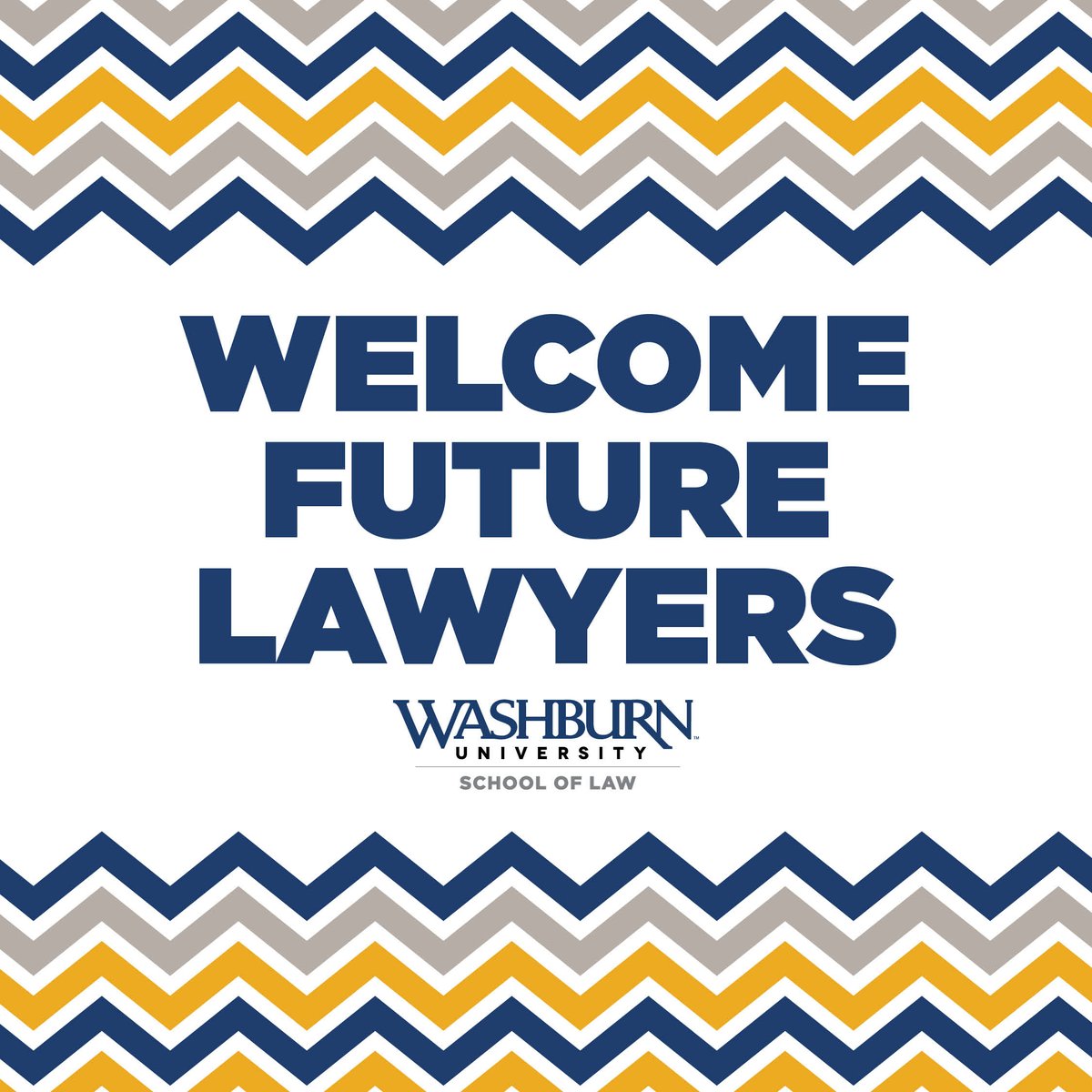 washburnlaw's tweet photo. Welcome future lawyers to your first day of law school! #WashburnLaw #LawSchool #FutureLawyer #1L #WelcomeToWashburnLaw #FirstYearLawStudent https://t.co/1ZfUwHHTiK