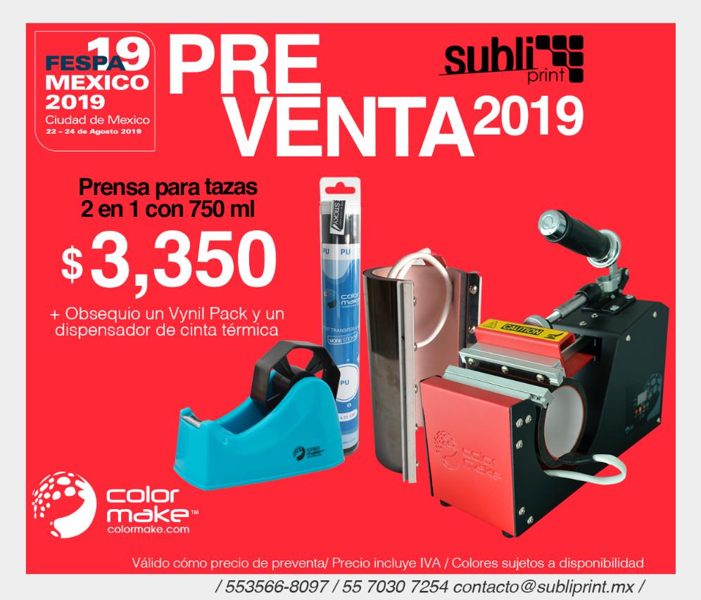 SubliPrintMx's tweet photo. PRE VENTA FESPA 2019:
> Prensa Para Tazas 2 en 1 con 750ml
> Te OBSEQUIAMOS un Vynil Pack y un Dispensador de Cinta Térmica.
> $ 3,350

#colormake #Fespa2019 #PrensaParaTazas

Web > https://t.co/VRleu5gcCQ 
Contáctanos 📱 553566-8097 📞 55 7030 7254

subliprint.ventas@gmail.com https://t.co/P5qmAQQvc6