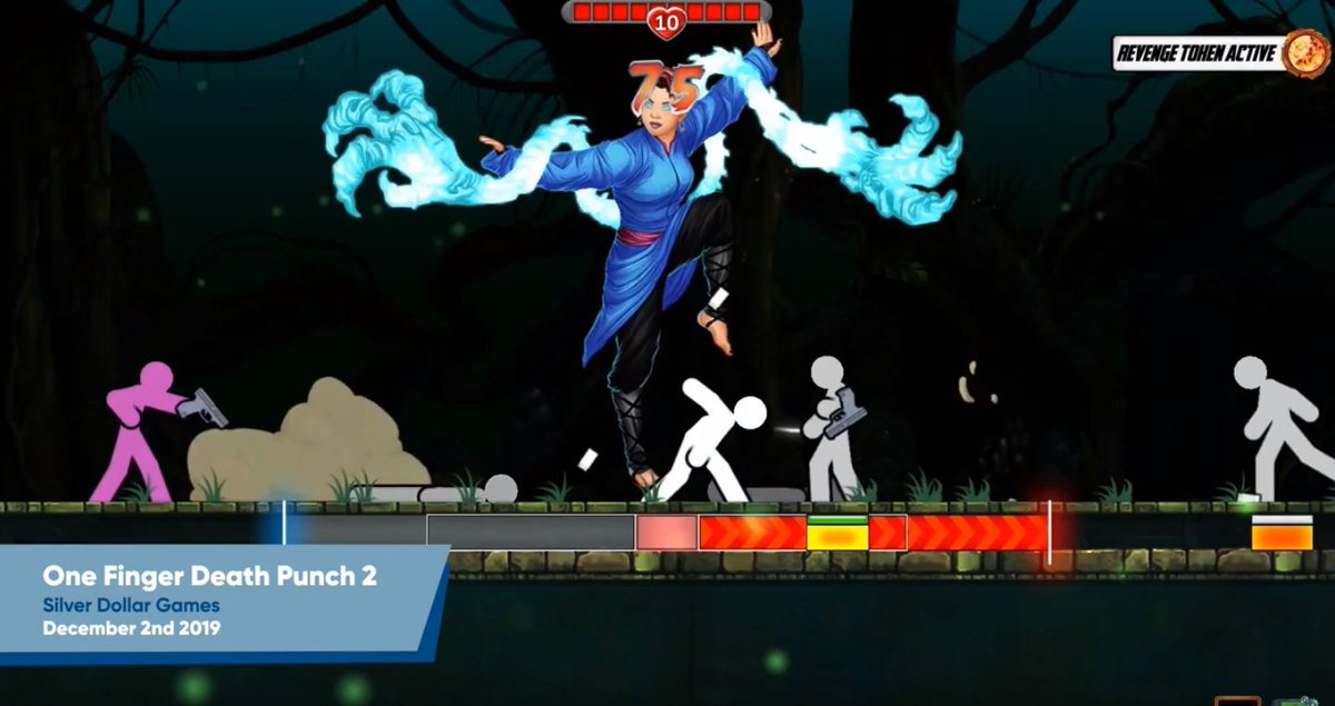 PoutinePixels's tweet photo. Just announced during #IndieWorld: One Finger Death Punch 2 from #Canadian developer @sdgames will arrive on #NintendoSwitch December 2, 2019. #OneFingerDeathPunch2 https://t.co/ddTDqe3hSc