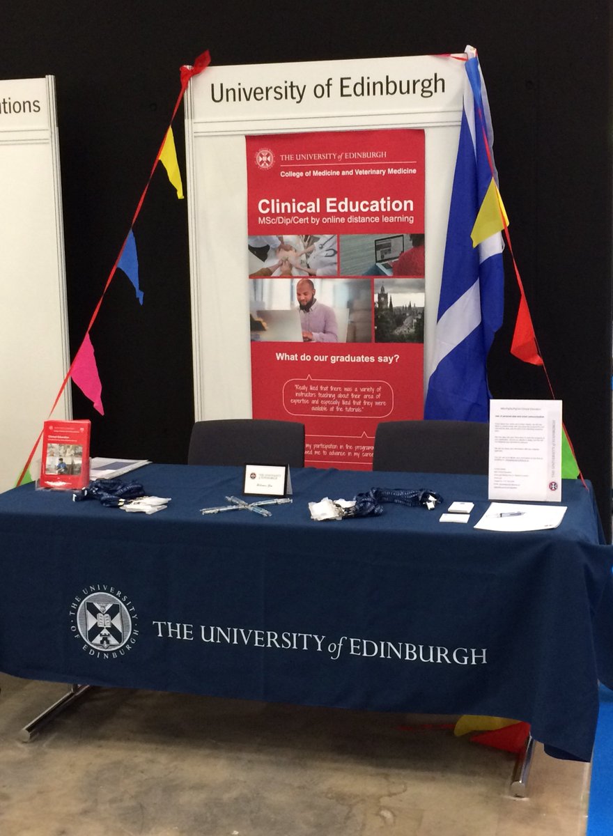 Edinburgh Clin Ed (@edclined) on Twitter photo Visit our stand at #amee2019 and say hello to
<a href="/debbiespence67/">Debbie Spence</a> or visit our website. Applications for 2019 closing soon. ed.ac.uk/medicine-vet-m… Visit our stand at #amee2019 and say hello to
<a href="/debbiespence67/">Debbie Spence</a> or visit our website. Applications for 2019 closing soon. ed.ac.uk/medicine-vet-m…