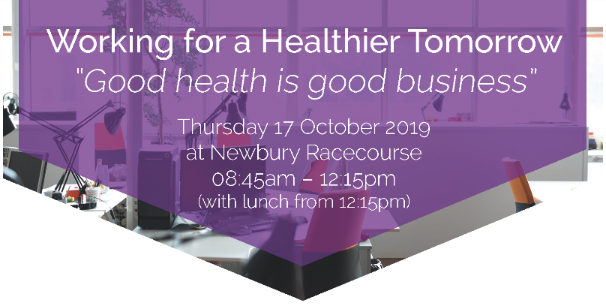 Working for a Healthier Tomorrow.
Please join us for a free business and wellbeing conference organised by the West Berkshire Health and Wellbeing Board. The conference is on Thursday 17th October 8:45am-12:15pm at Newbury Racecourse. 
Book your place:
mailchi.mp/9825a5ef0336/y…