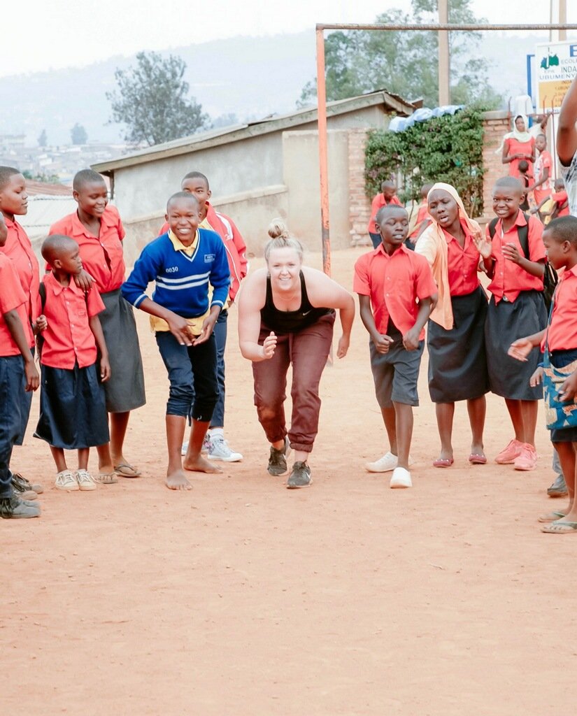 LibertyWLAX's tweet photo. Brooke Bryan spent part of her summer serving with Compassion International and @skip1 in Rwanda!
#SummerCheckIn https://t.co/v58b7S7SDs
