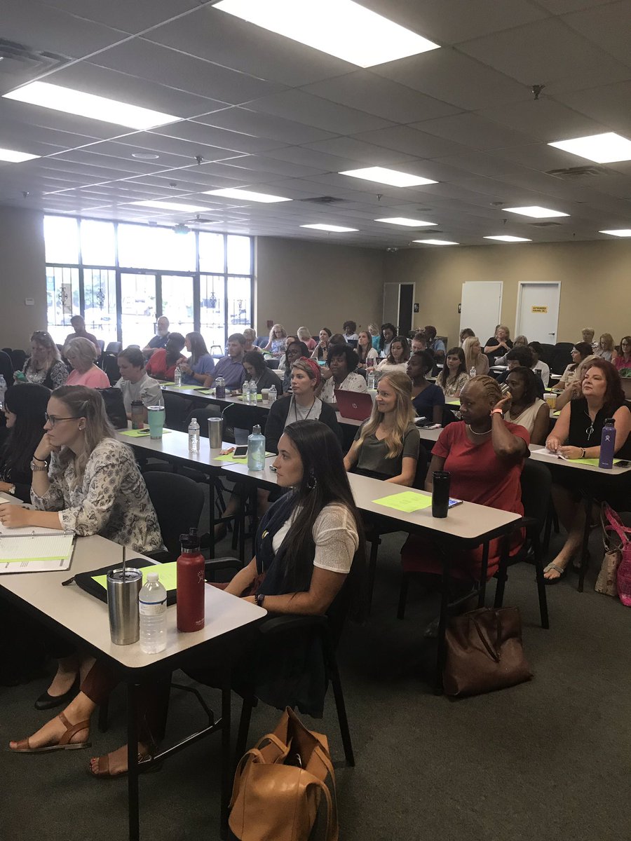 CynthiaCates13's tweet photo. The school counselors in Jefferson County Schools are ready for a fabulous year!  #jefcoedjourney https://t.co/9MMBYIBP2H