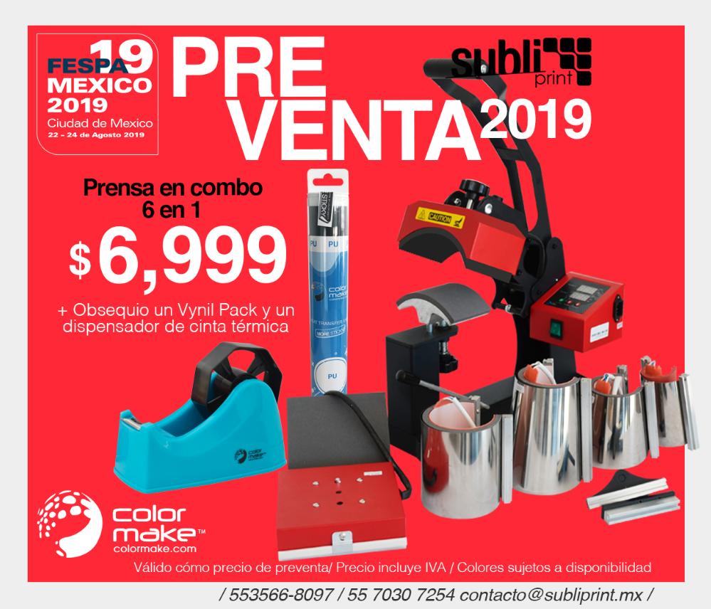 SubliPrintMx's tweet image. PRE VENTA FESPA 2019 
&amp;gt; Prensa en Combo 6 en 1
&amp;gt; Llévate como OBSEQUIO un Vynil Pack y un Dispensador de Cinta Térmica.
&amp;gt;  $ 6,999

 #Fespa2019 #PrensaEnCombo #VynilPack 

Web &amp;gt; subliprint.mx 
Contáctanos 📱 553566-8097 📞 55 7030 7254

subliprint.ventas@gmail.com