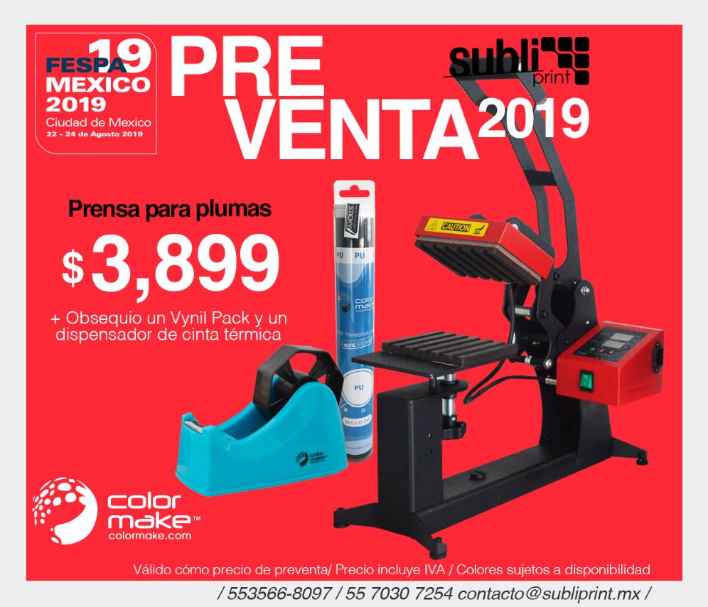 SubliPrintMx's tweet image. PRE VENTA FESPA 2019 
&amp;gt; Prensa Para Plumas.
&amp;gt; TE OBSEQUIAMOS un Vynil Pack y un Dispensador de Cinta Térmica.

&amp;gt; $ 3,899

#Fespa2019 #PrensaParaPlumas #VynilPack #Dispensador

Web &amp;gt; subliprint.mx 
Contáctanos 📱 553566-8097 📞 55 7030 7254

subliprint.ventas@gmail.com