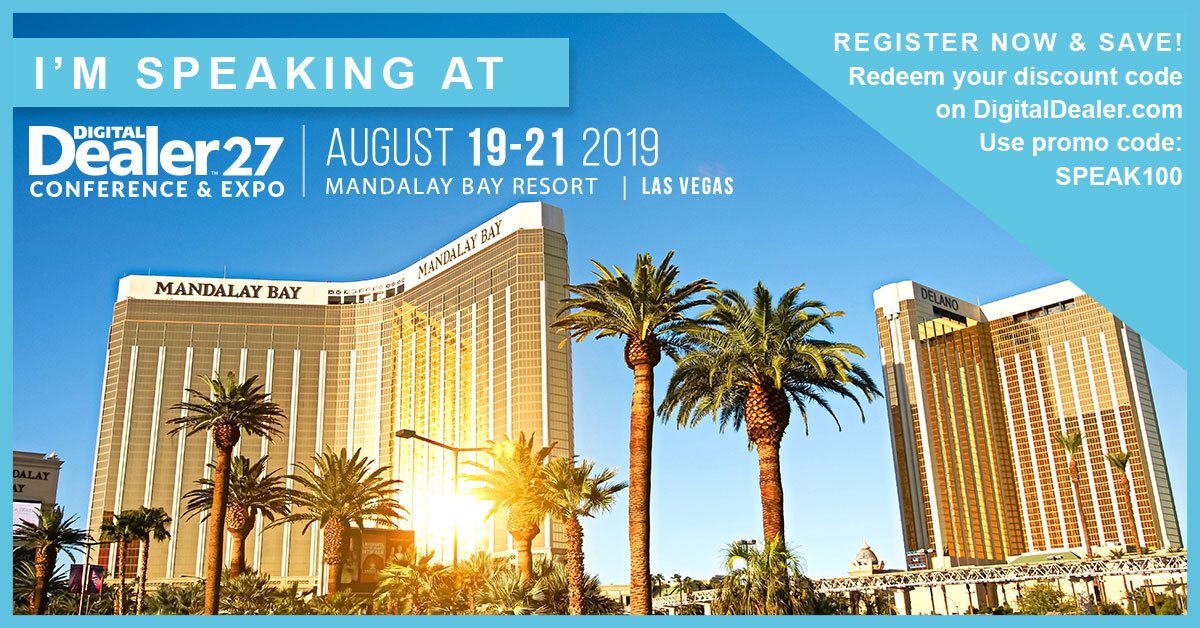 bbdsmidwest's tweet photo. Today is the day! This afternoon at 2:30pm our National Trainer, Mark Ekhoff will be speaking at @DigitalDealer! Make sure you stop in if you're at #DD27!

When: Monday, August 19, 2019: 2:30 PM - 3:20 PM

Where: Mandalay Bay Resort | Las Vegas https://t.co/kUfusxU6Vc