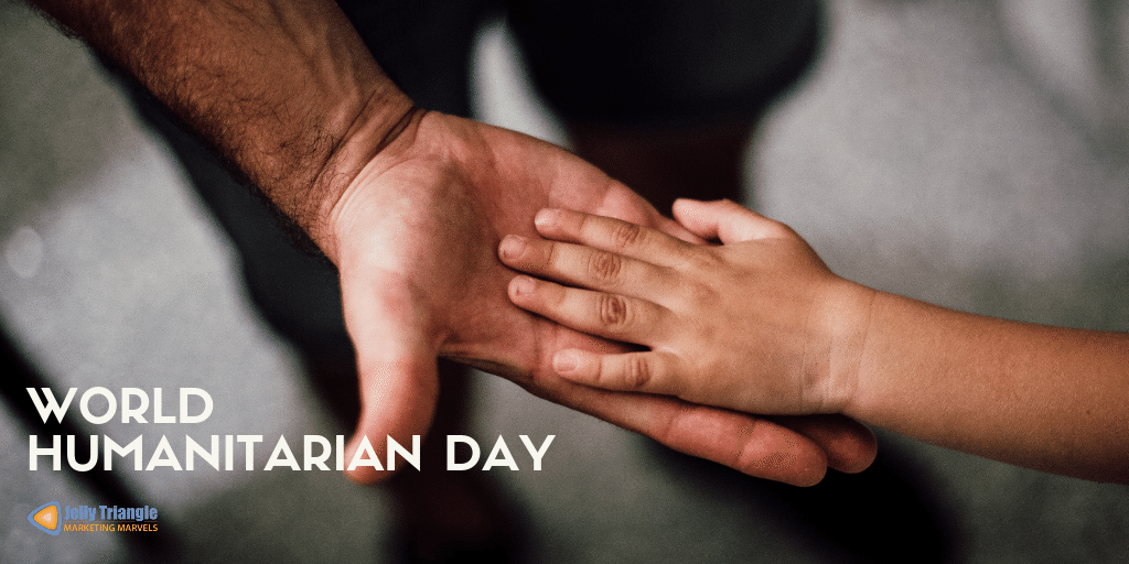 JellyTriangle's tweet photo. The UN and participating nations around the world mark World Humanitarian Day remembering both victims of humanitarian crises and volunteers venturing into dangerous  situations to bring them aid.

#WHD #WorldHumanitarianDay #aid #workers #humanitarian #support #crises #world https://t.co/H9Kf0Q2QXB