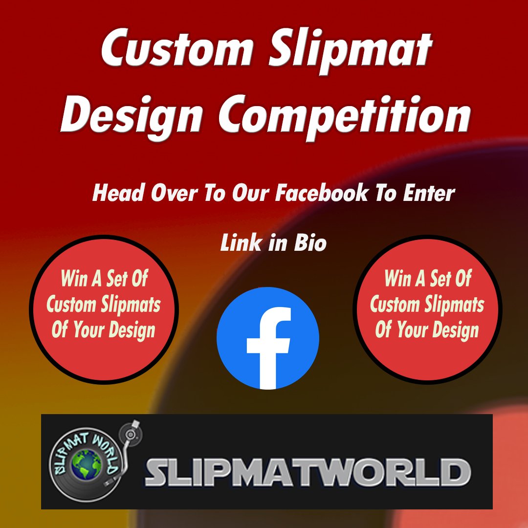 Custom Slipmat Competition - Closing 30th August - Head to facebook.com/slipmatworld for more Details

#vinyl #vinylrecords #vinylcollection #slipmat #music #Competition #design #turntables #technic