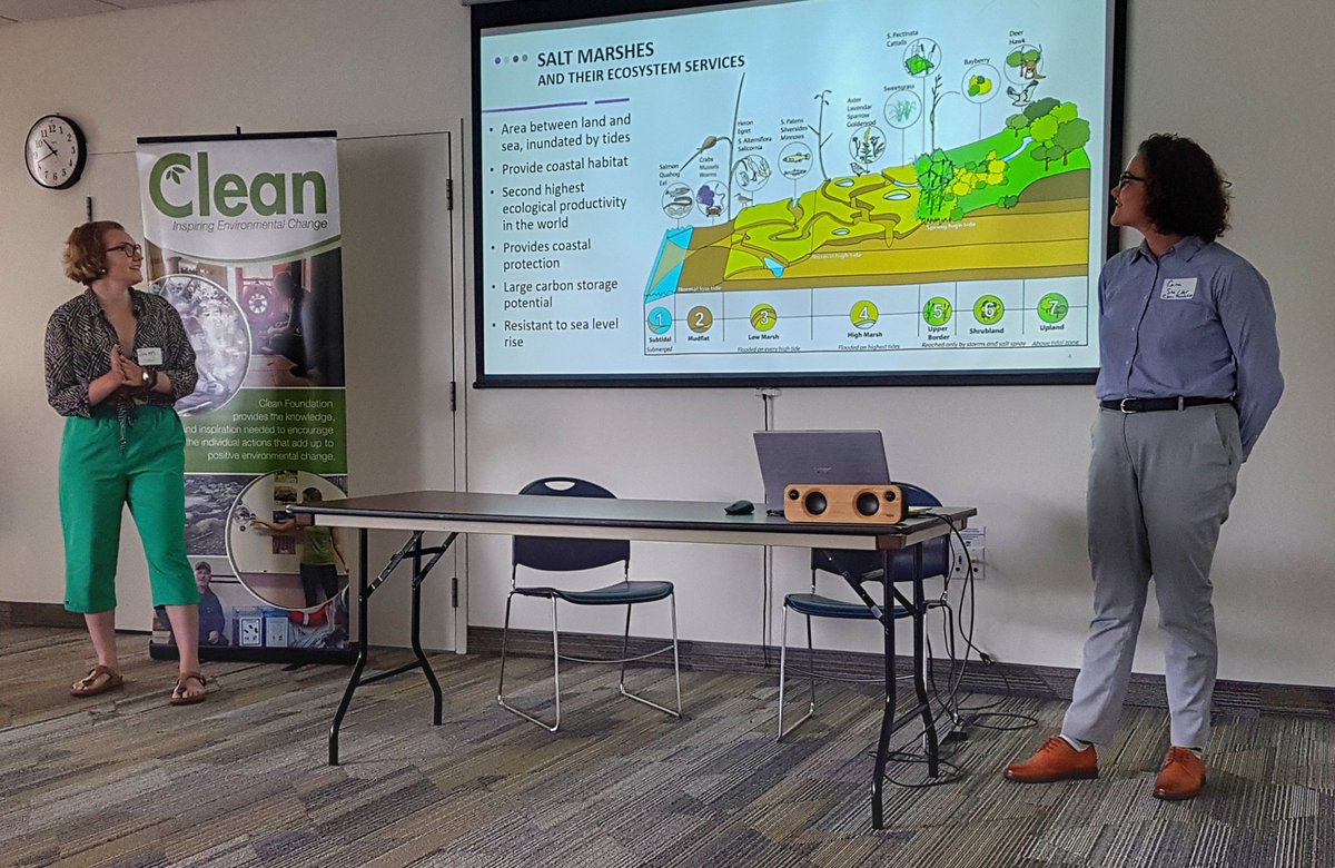 CleanFoundation's tweet image. Our Coastal Restoration team were lucky enough to have two Clean Leadership interns this summer to help with their work on saltmarshes. #ilovesaltmarshes #cleanleadership #greeneconomy