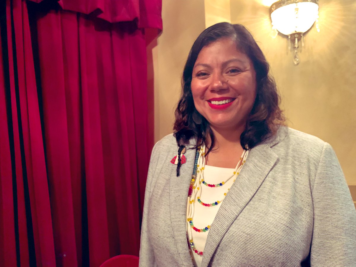 antoniajen14's tweet image. Representative Ruth Buffalo #NativeVote20