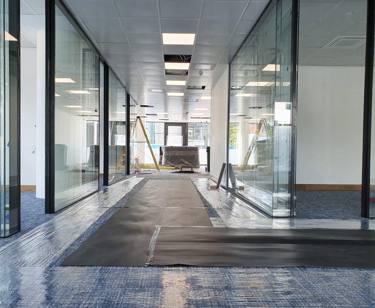 Cobus_spaces's tweet photo. Lots of progress is being made at our site in Bristol. We can't wait for our client to move in this weekend and see the completed project! 

#inspiringspaces #progress #interiordesign #commercialinteriors #officeinteriors #bristoloffice https://t.co/tDqrWazHrB