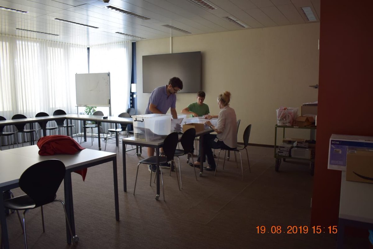 AmamEpfl's tweet photo. Preparations are in full swing!! We’re looking forward to welcoming everyone at EPFL tomorrow. Registration starts at 08.00! https://t.co/SQZsoWXJ7A