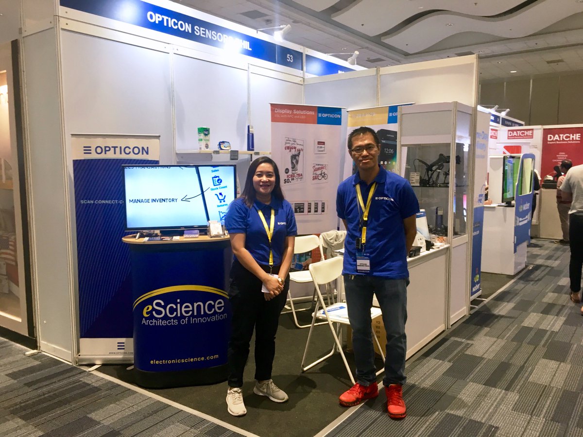 OpticonWorld's tweet photo. We had successful days at the National Retail Conference and Stores Asia Expo 2019. We would like to thank everyone that visited our stand. #NRCE #Opticonworld #Manilla #StoresExpo #Tradeshow https://t.co/Ktx6R3Hrdp