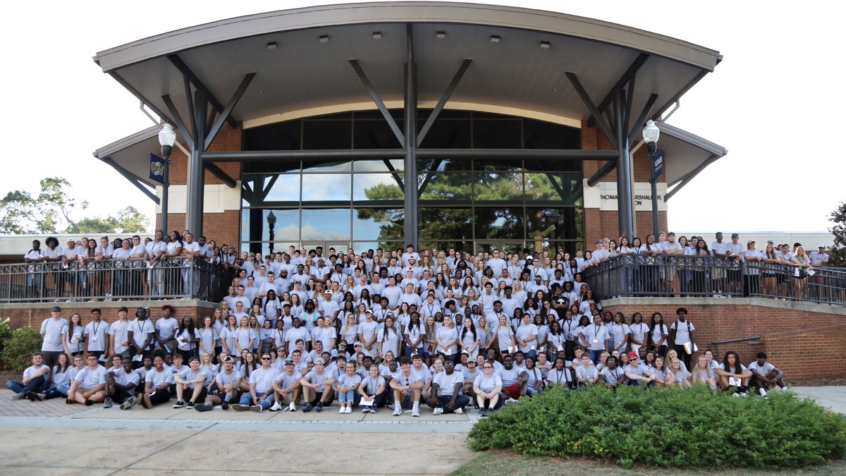 GaSouthwestern's tweet photo. We're wishing GSW's Class of 2023 the best of luck on their first day of college classes! #GSWWelcomeWeek #TakeYourFirstYearByStorm #TakeTomorrowByStorm https://t.co/9SXdjK5sqs