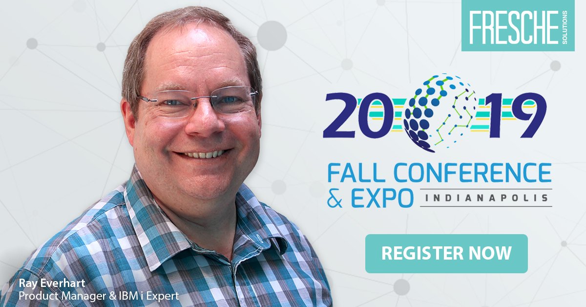 freschesolution's tweet photo. 4 reasons to attend the @COMMONug Fall Conference:
Reason #2 – @RayEverhart’s best practices for moving from #RPGIV to #RPGFree, Sep 9 4PM!
https://t.co/wY60zhdsD0

[Événement en anglais seulement]
#IBMi #RPG #CodeConversion #Fresche https://t.co/qolrHMen8c