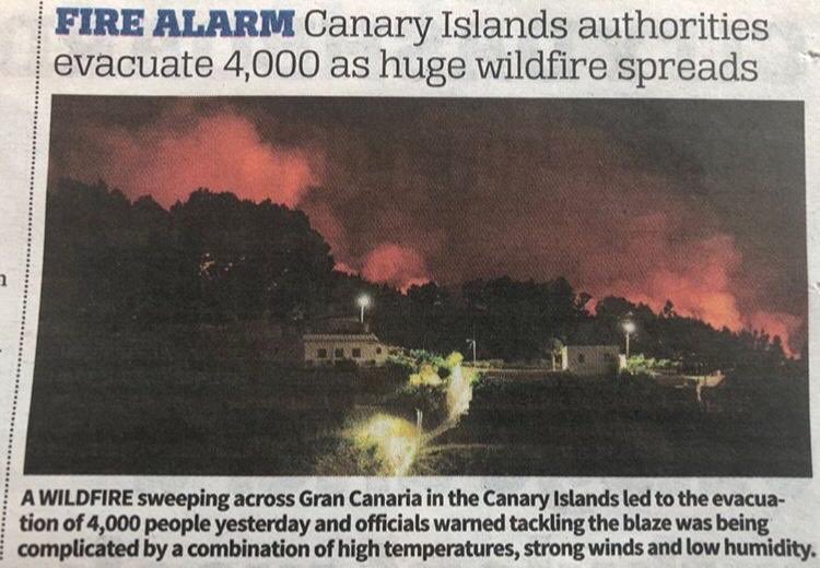 Que los periódicos locales de LONDRES hablen del #IFGranCanaria #IFValleseco y ESPAÑA NO, deja mucho que desear.
