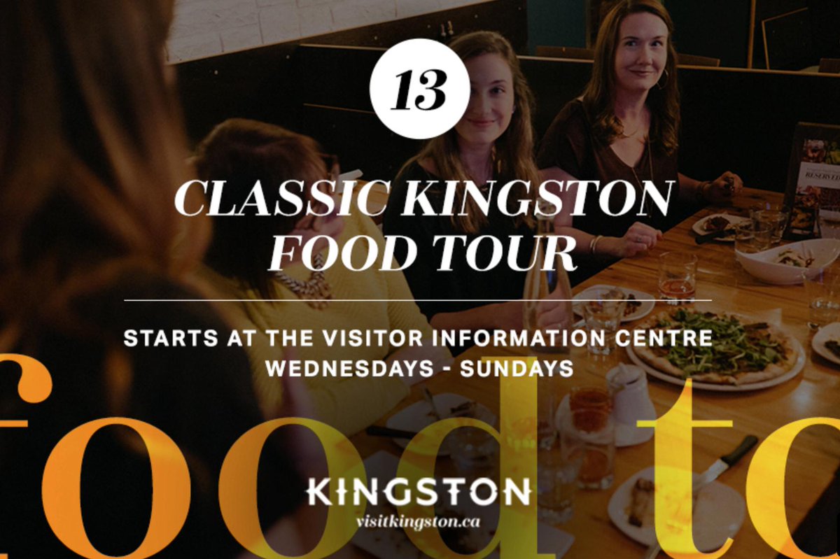 #13 of #25 things to do in Kingston this August: Classic Kingston Food Tour (<a href="/KtownFoodTours/">KingstonFoodTours</a>) bit.ly/2MHlGRD #VisitKingston #FreshMadeDaily #YGK