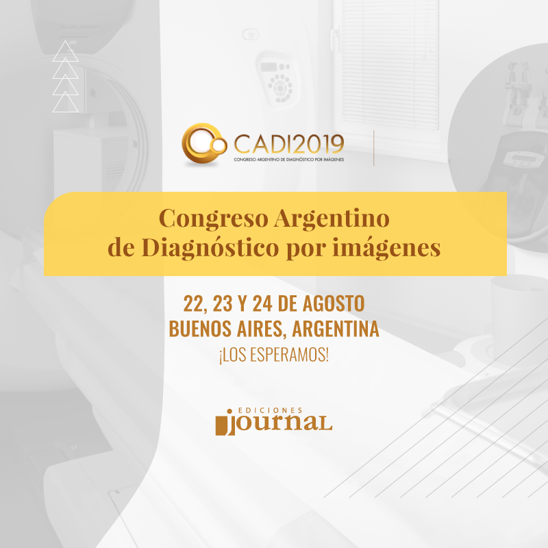 JournalARG's tweet photo. Entre el 22 y 24/8 tendrá lugar el @CADI_2019 organizado por la #SociedadArgentinaDeRadiología y @FAARDIT 

Pasá por el stand de #EdicionesJournal y encontrá todos los títulos que los profesionales de la salud necesitan.
Inscripciones y más información en https://t.co/LzBG5OcjDq https://t.co/hLgog2DbkE
