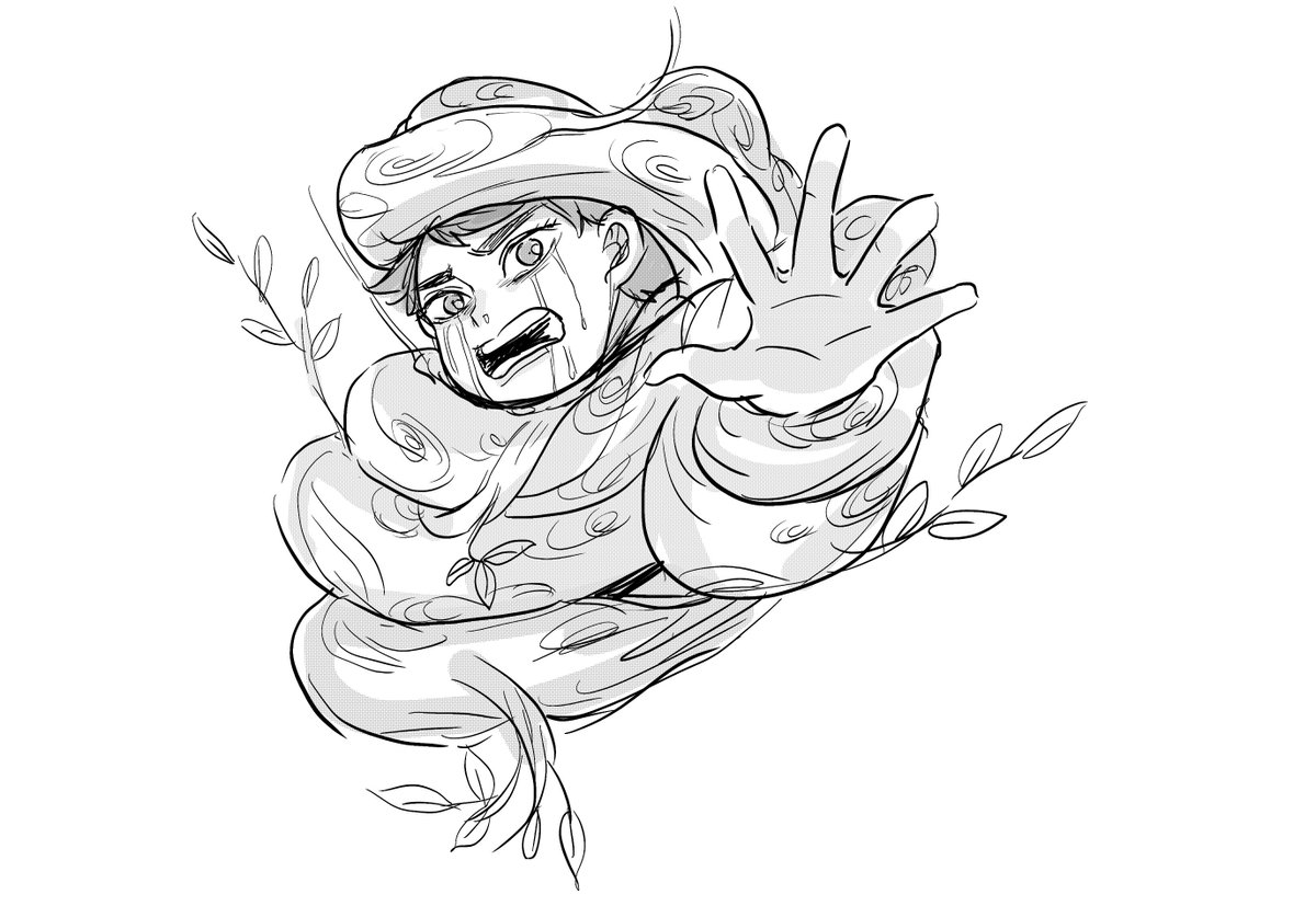 "토오루! 싫어! 하지마요!!"오이카와의 몸은 끝없이 뿌리로 줄기로 덩쿨로 변하며 아이의 몸을 감싸기 시작했음. 본능적으로 작별을 직감한 아이는 자지러지게 울기 시작했고, 토오루의 모든 것은 부드럽지만 완고한 형태로 아이를 끌어안았음. 견고하고 유연하고 촉촉하며 따뜻한 사랑의 형태로.