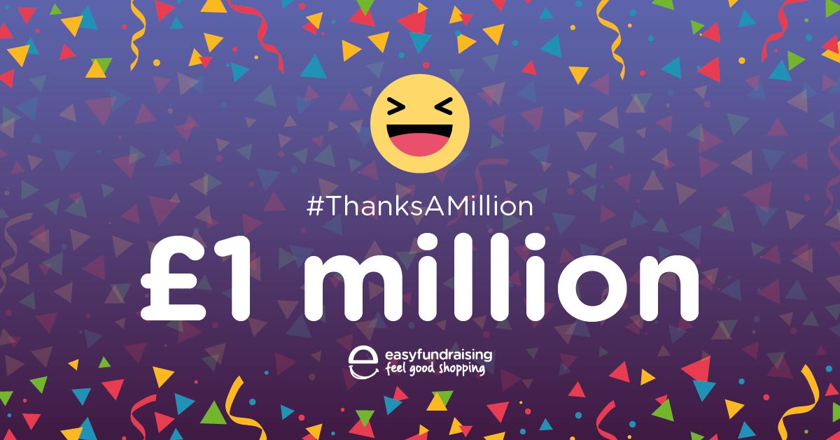 easyuk's tweet photo. #COMPETITION TIME!

We're giving you the chance to #WIN an extra £50 donation for your cause to celebrate paying out £1 million this week.

To enter, LIKE, RT and REPLY telling us how the donations raised have helped your cause. #ThanksAMillion

T&amp;Cs here: https://t.co/lrfC1SVPW1 https://t.co/3viVJNu9mn