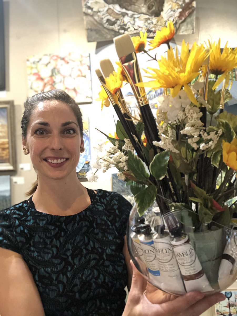 HilmaJosal's tweet photo. Thanks to all that came to my Artist’s Reception yesterday! #artistryforthebrave #passionandgrit https://t.co/9nZ851d3Kt