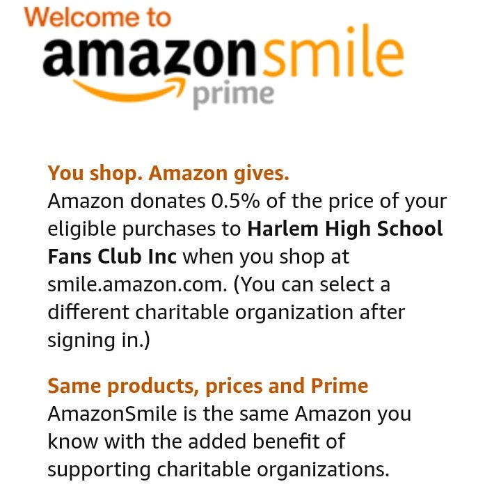 HarlemFansClub1's tweet photo. Shop amazon smile and support Harlem Fans Club! #huskies https://t.co/uGL0Qe6B6R