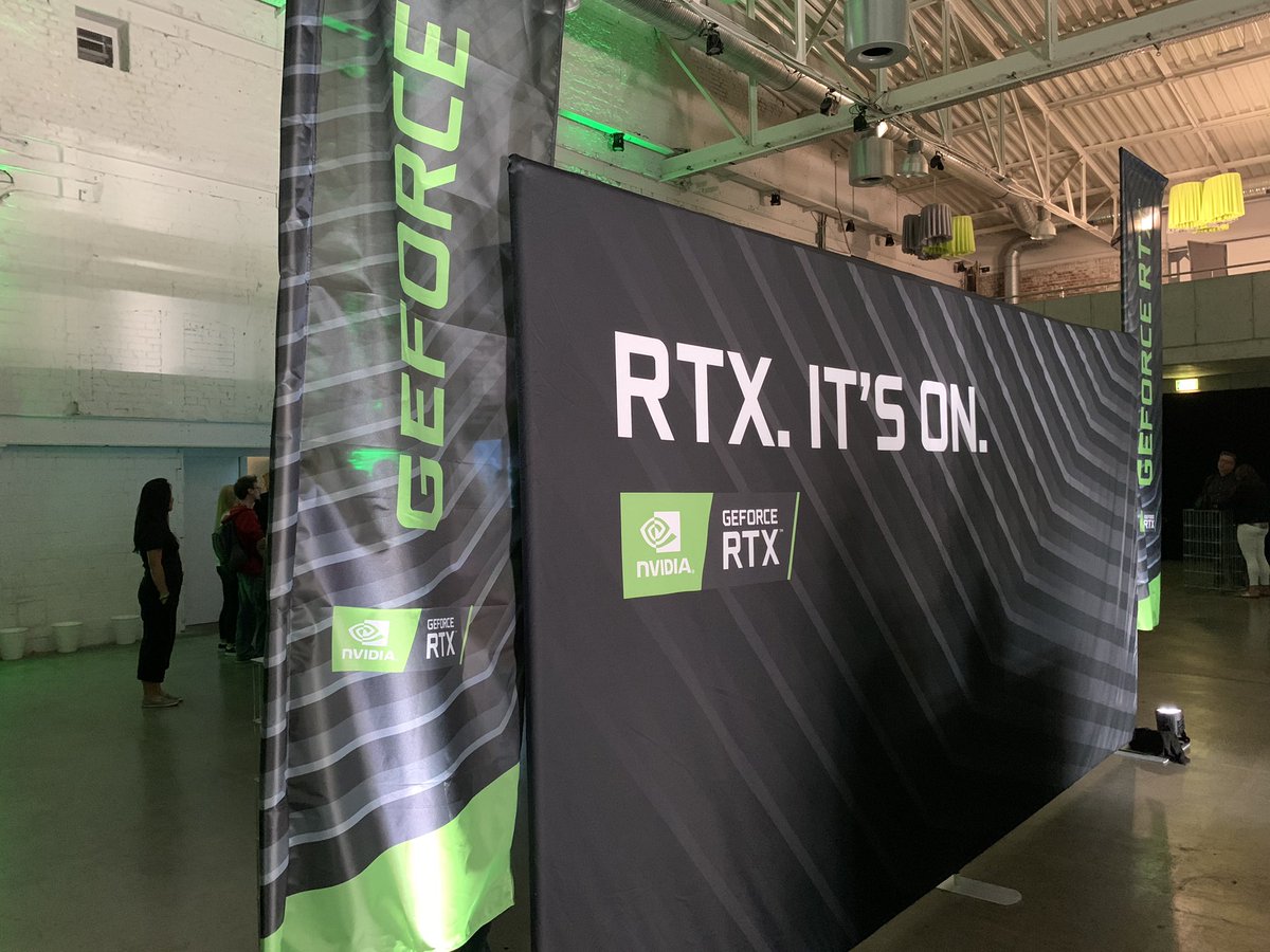 Tomiiks's tweet photo. On demarre la Gamescom un peu en avance cette année avec un petit Roadshow @NVIDIAGeForceFR pour decouvrir des jeux mais surtout la fonctionnalité RTX https://t.co/PwbwYKdxtu
#RTXOne #teamgreen https://t.co/gufIUnm4Xr