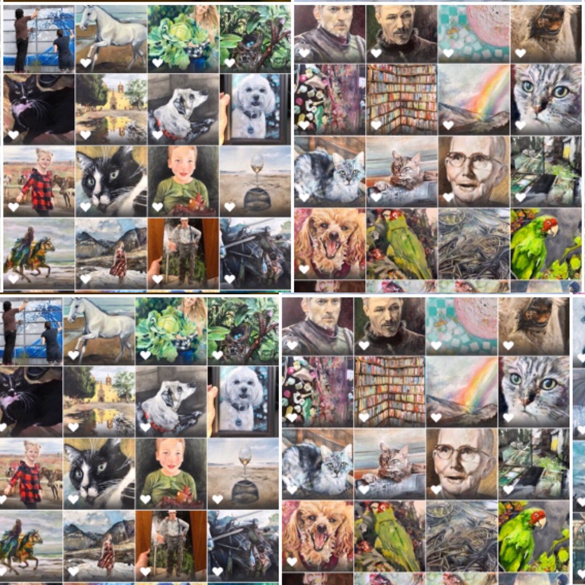 HilmaJosal's tweet photo. I celebrated 130 paintings in one and a half years yesterday. #artistryforthebrave #passionandgrit https://t.co/Cq8KmKdzAB