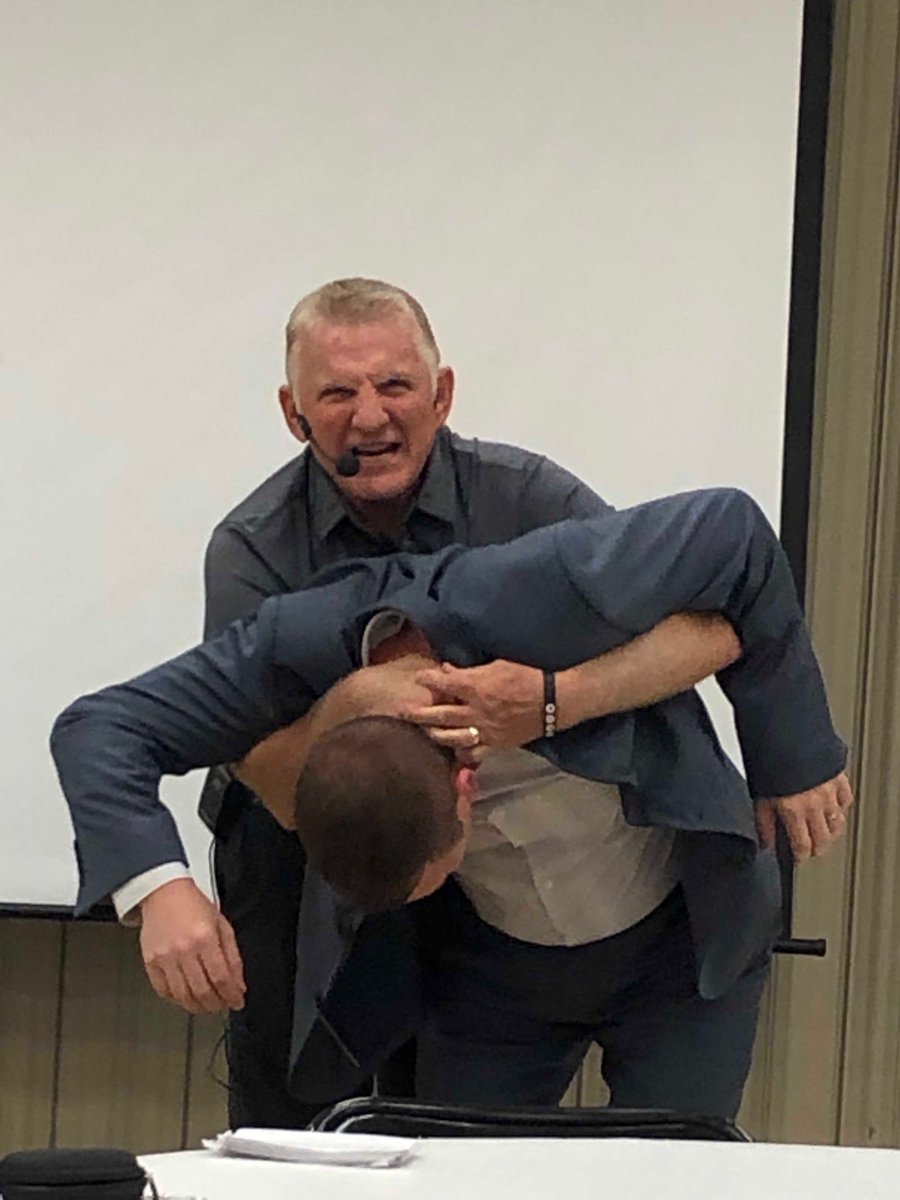 MrsMteaches2's tweet photo. Tim Johnson demonstrating a Full Nelson. Poor Nick! https://t.co/vxt7Zd5gis