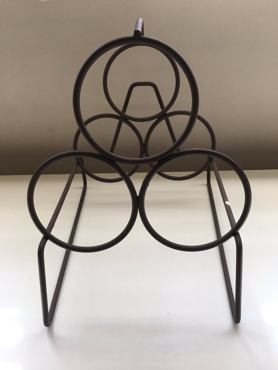 Can anyone guess what this powder coated wire creation is?