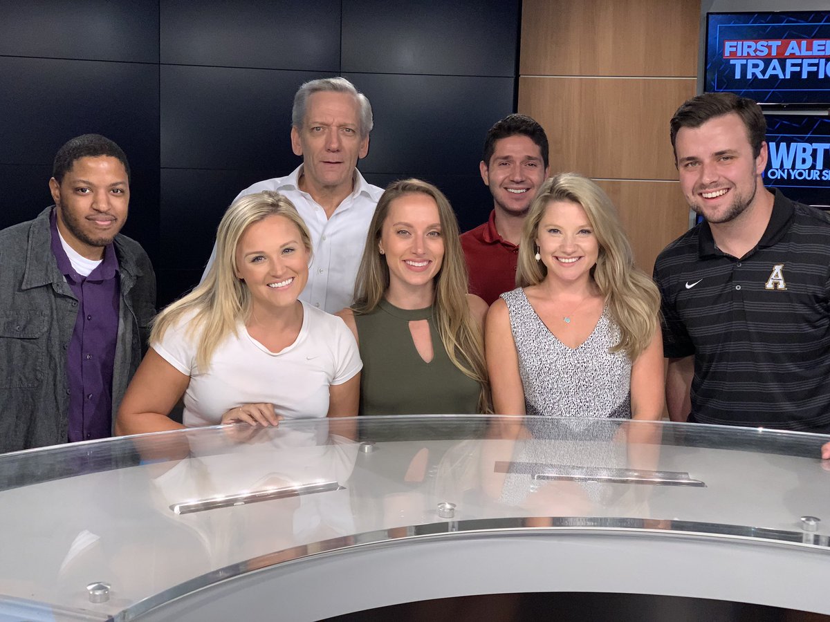 ashstro's tweet photo. And one last thing - can’t say enough about this weekend crew (and all of the people that have played a part of the weekends over the last 4+ years)! Thank you all for making me feel so special on my final day at WBTV! https://t.co/Tf1hlqf3Rr