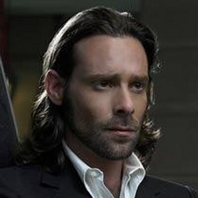 Gaius Baltar as that "prison planet" doofus