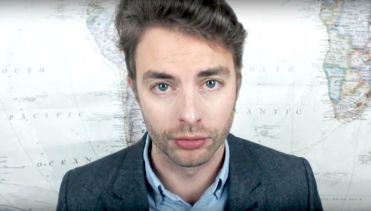 Gaius Baltar as that "prison planet" doofus