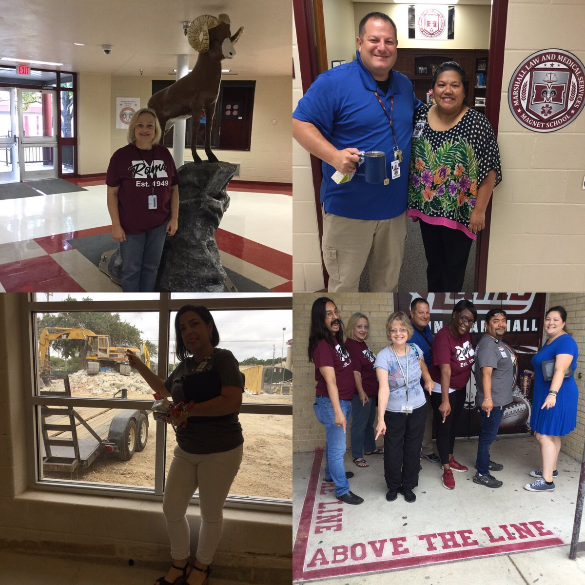 NISDMarshallFCS's tweet photo. Something old, something new, something borrowed, something maroon! @NISDMarshall @challengeyourstudenttothinkabovetheline https://t.co/YyRjgUyCy8
