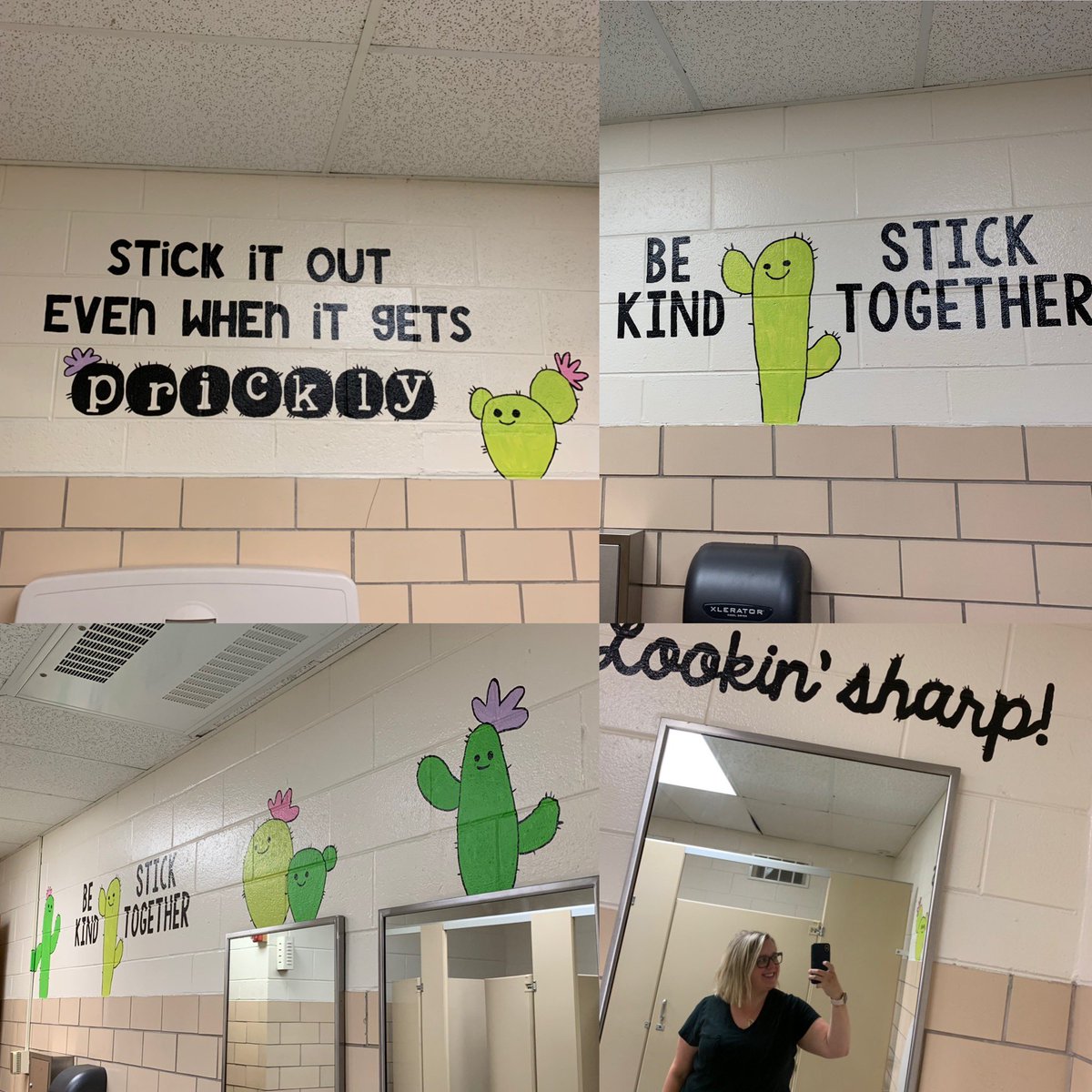 CummingsClassrm's tweet image. 🌟This summer the Painting Posse was busy painting inspirational quotes in the kids’ bathrooms. I can’t wait for our students to smile at all of our hard work! 🎨 
#cridgepride #RCstars @RC_1275