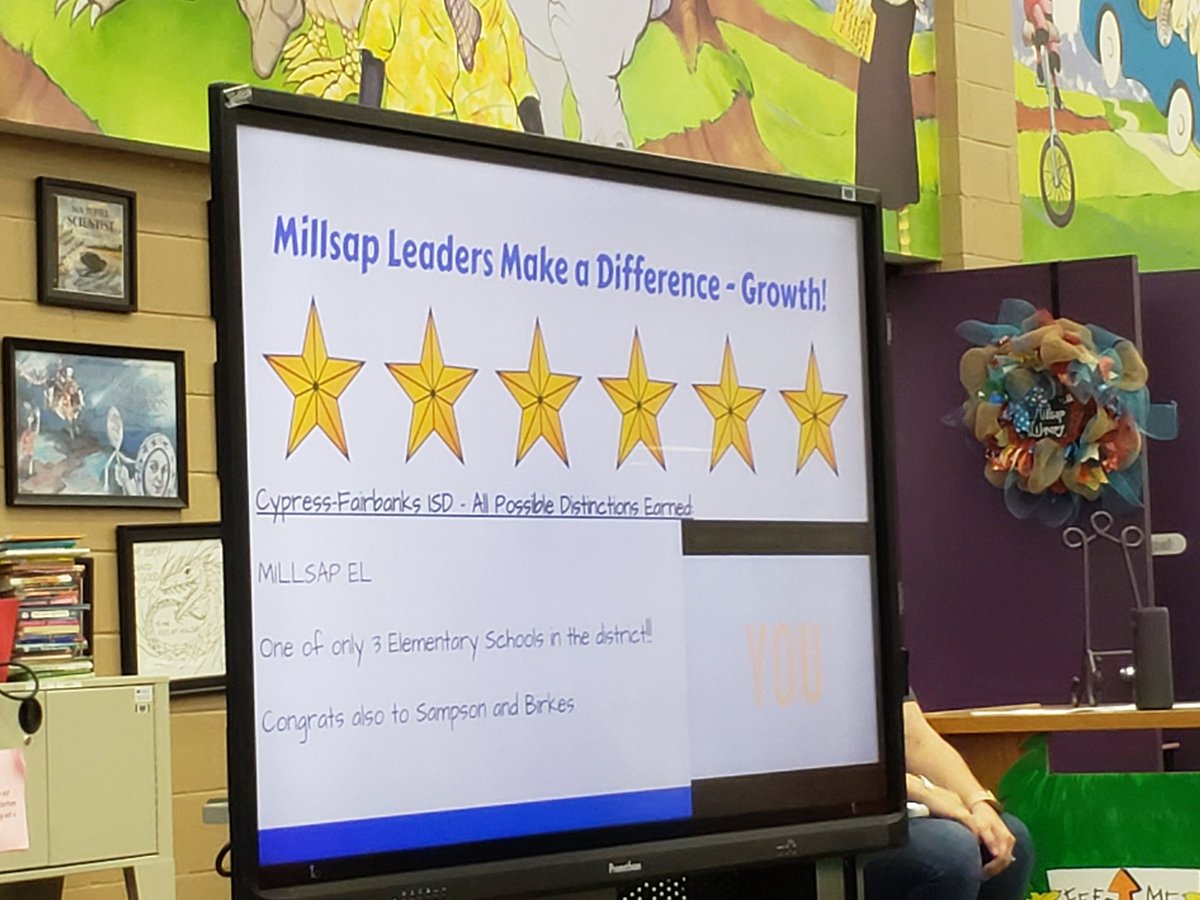 MrsMcKeesClass's tweet image. Wow!!! Hard work pays off Mustangs! Proud of my school family! @cyfairMillsap @CyFairISD #sixgoldstars #itswhatmustangsdo #oneofthree #GROWTH