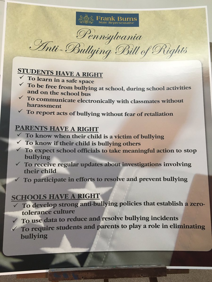 Part of my plan for curbing bullying in schools involves a partnership with the Penn Cambria School District and Johnstown-based HIBster to monitor, track and identify acts of bullying within the district.