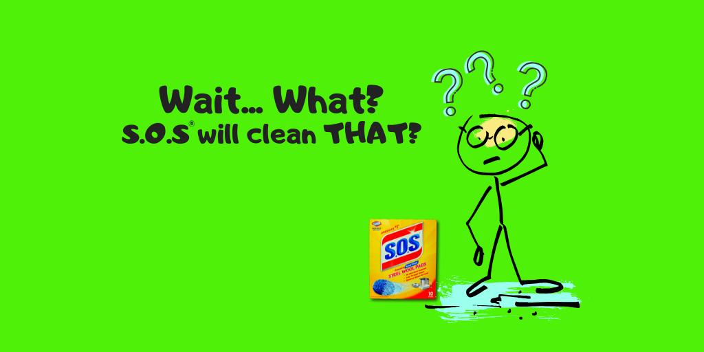SOSClorox's tweet photo. You might be surprised. Head to https://t.co/ldqsguUPqC to see some of the different ways people use S.O.S to keep things clean in the house, garage, yard, workroom... and more! #SOSSpellsClean #CleaningHacks #CleaningTipsAndTricks https://t.co/UZGHmV0n3N