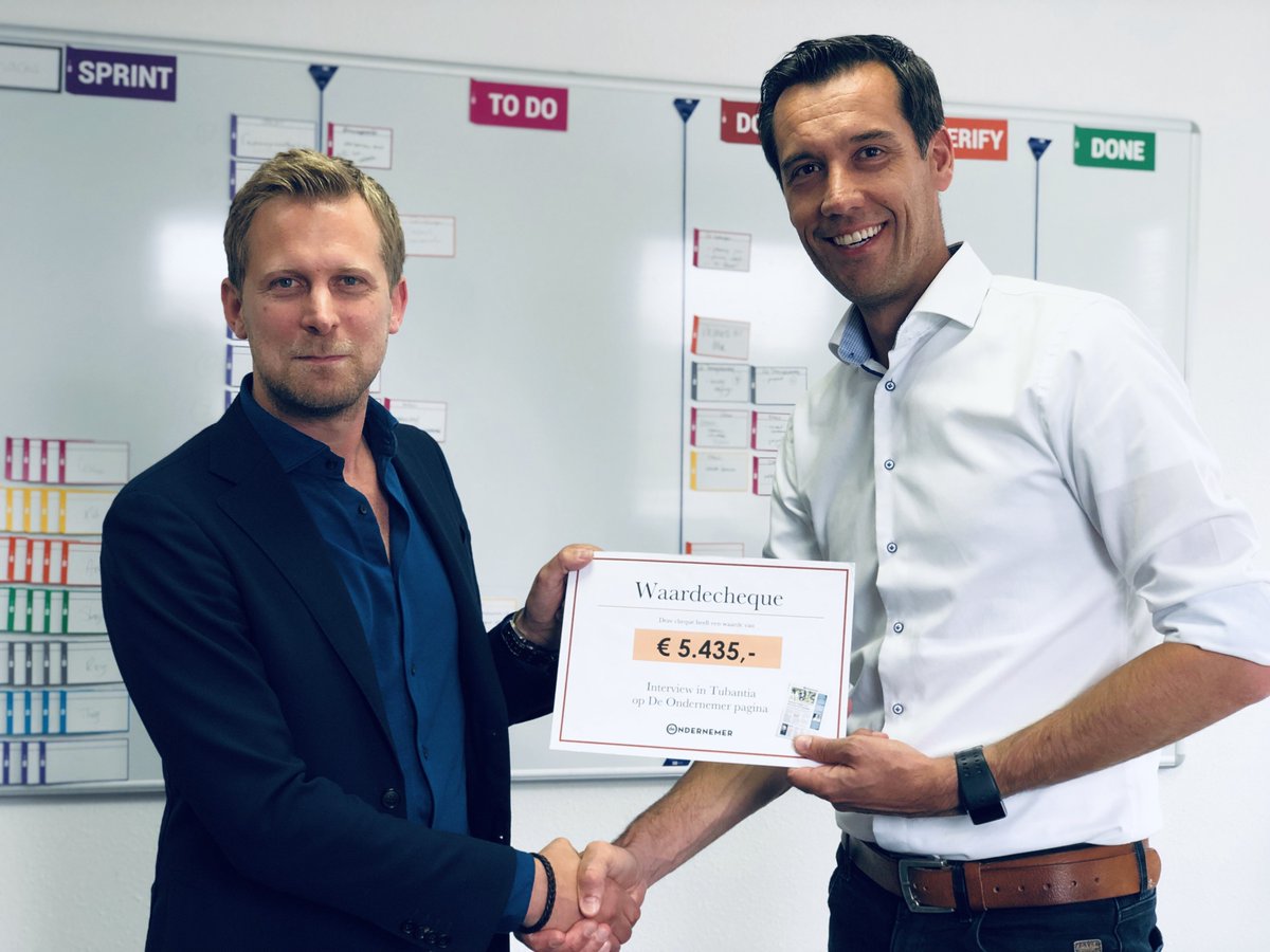 Naast uitgekiende strategie en sterke creativiteit heb je soms ook wat geluk nodig! 🥊 Binnenkort is ons interview te lezen in de bijlage van De Ondernemer in de Tubantia. 

ow.ly/MIRU50vBLgv