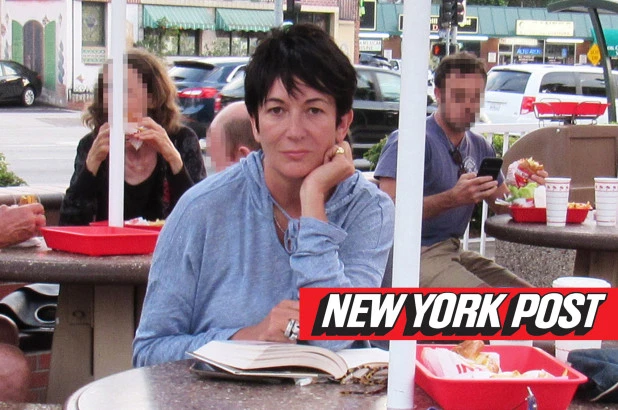 prayingmedic's tweet photo. @Techno_Fog If we assume the report is true about Ghislaine Maxwell's photo at In and Out, where she was reading a book about the life and death of CIA agents, was the photo a warning to intelligence operatives who are contemplating cooperating with prosecutors? https://t.co/KE3K0iczFD