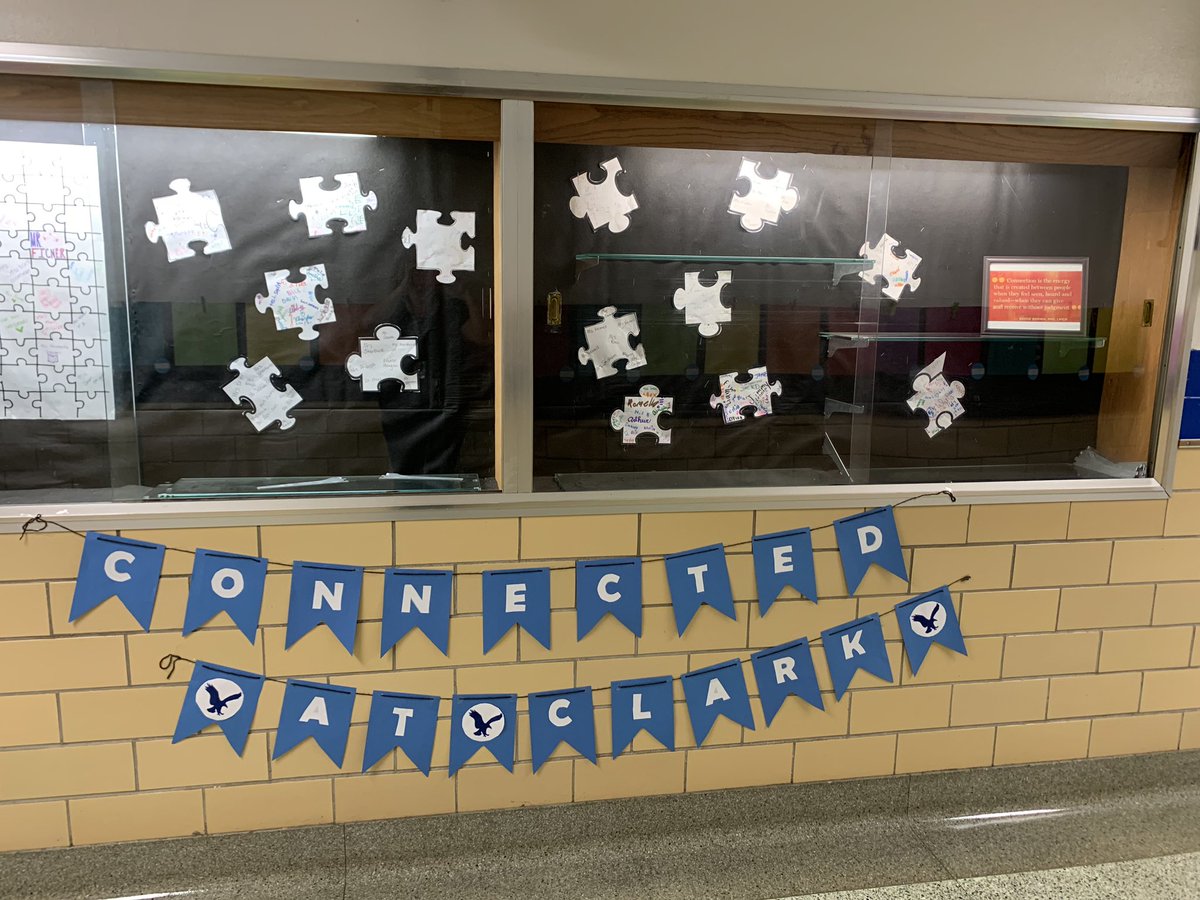 ClarkCounselor's tweet photo. Working on connecting this year! So many ways to think of this theme. Excited to learn together. https://t.co/EC1sYKDjO4